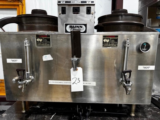 BUNN Twin 3-Gallon Coffee Machine Urn
