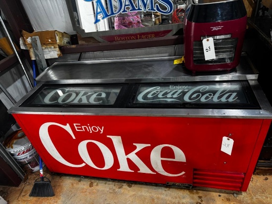 TRUE Coca-Cola Beverage Cooler (Needs Compressor)