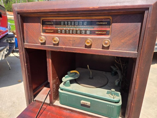 Vintage Philco Radio Cabinet