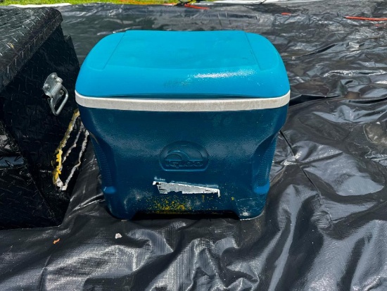 Small Blue Cooler