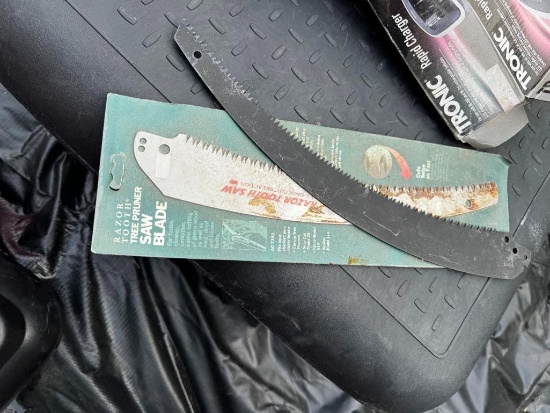 Pair of Pole Saw Blades (One New)