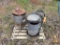 Lot of (3) propane mushroom heaters