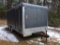 Car Mate 16 foot enclosed trailer, 7000 lb GVWR, tandem axle, drop down rear door, right side man