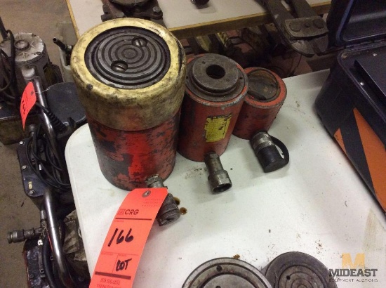 Lot of (3) asst hydraulic jacks