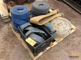 Lot of asst water hose, contents of skid