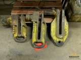 Lot of (3) ground release shackles for sheet pilings