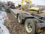 2004 Talbert TDW-35SA low-boy equipment trailer VIN# 40FS0442441023742, 35 ton capacity, 23 1/2 foot