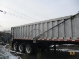 1994 Spec Tech dump trailer, 28 ft. aluminum body, tires and liner are good, frame and hardware
