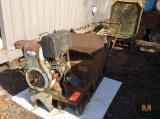 Power Curbers Inc 607W curb machine, s/n 677164, Wisconsin gas engine
