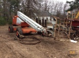 1989 Snorkelift A42R 42 ft. boom height all terrain manlift, 3 foot X 5 foot basket, 3503 hours