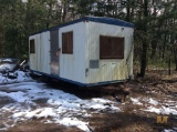 18 foot single axle job site office trailer