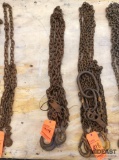 16 foot 3/8 inch thick rigging chain WLL 8,800 lbs