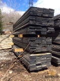 Lot of Sure Deck metal decking (4 stacks in back row)