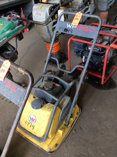 Wacker WP1550AW single direction plate compactor with water tank, with Honda GX160 motor