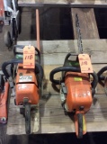 Lot of (2) asst Stihl gas chain saws