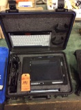 Agtek portable computer system with spare Otter Box case, GPS sensor, backpack with link, and