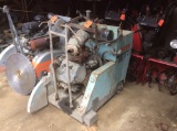Target PRO35-II walk behind concrete saw, approx 35 hp engine, 2962 hours