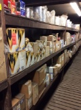 Lot of asst oil filters, fuel,filters, and air filters (CONTENTS OF 4 SECTIONS OF SHELVING ON 2ND