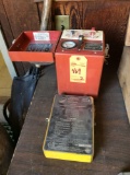 Lot of (2) asst blasting boxes