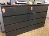 Lot of (2) Steelcase 4-drawer lateral files