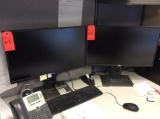 Lot of (2) Dell flatscreen monitors