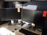 Lot of (2) asst Dell flatscreen monitors