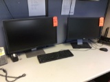 Lot of (2) asst Dell flatscreen monitors