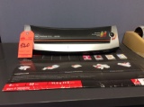Lot of (1) GBC heat sealer and (1) Ibico paper binder with accessories