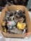 Lot of asst hydraulic pumps and motors, contents of skid