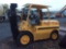 1989 Hyster H80C, 2 Stage Mast, 122 in Max Lift Height, 84 in Lowered Mast Height, 54 in Forks,