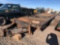 Lot including (2) trailers FOR PARTS ONLY. (1) 20 ton eager beaver trailer, rolled over, twisted