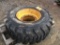 Titan 15-19.5 backhoe tire mounted on rim