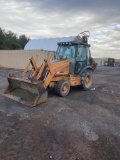 2004 Case 580SM 4 X 4 Loader Backhoe, A/C cab, Ride Control, 83 in Loader Bucket, Extendable Stick,