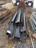 Lot of asst lengths of truck frame rails