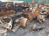 Lot of asst lift axles and rear ends (PLOW FRAMES NOT INCLUDED)