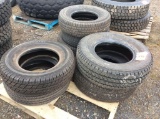 Lot of (14) asst tires including (2) 225/75-R16, (2) 265/75-R16, (3) 235/75-R15, (2) 245/70-R16, and