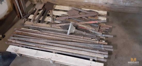 Assortment Pallet of bits for jack hammer