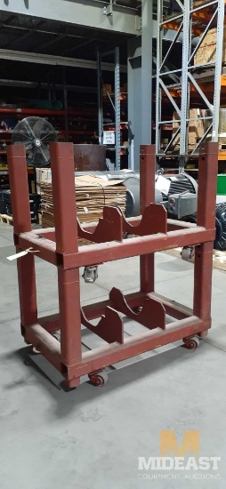 (2) Steel Stackable Transmission Carts