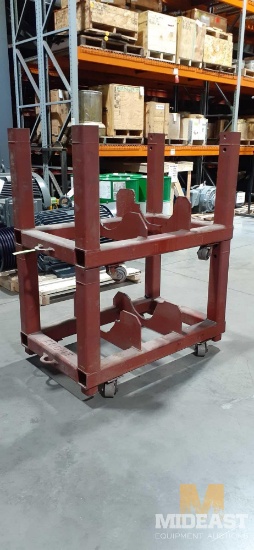 (2) Steel Stackable Transmission Carts