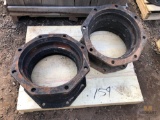 2 pieces Ductile Iron Mechanical Fittings 12 inch