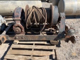 mechanical Tulsa winch 60,000 Lb with cable