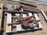 Skid Lot of Misc Lifting Equipment Including But Not Limited To Pass-thru Lifting Clamp w/ Bars