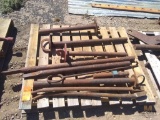 Skid Lot Of Misc Tie Down Bars and Rigging Pins