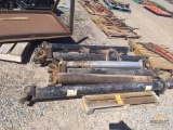 Skid Lot of Misc Sized and Drive and PTO Shafts