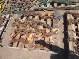 Skid Lot of Heavy Duty Chains with Hooks