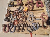 Approx (25) Assorted Sized D-Ring Shackles