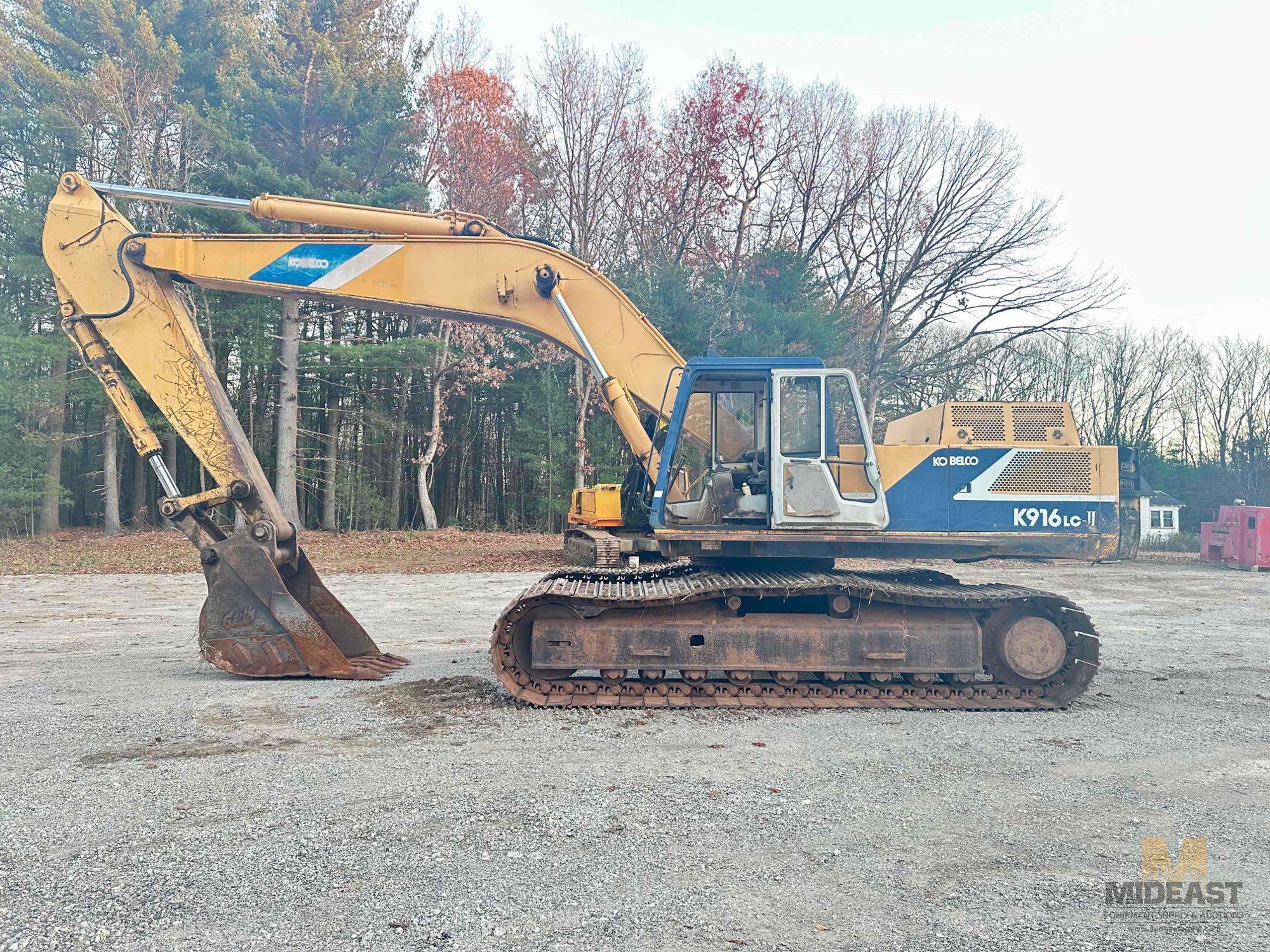 1989 Kobelco K916 LC II Excavator, s/n YS00367 | Proxibid