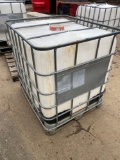 Poly Container 250 gal with Steel Frame