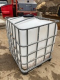 Poly Container 250 gal with Steel Frame