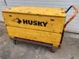Husky Job Box with Portable Cart